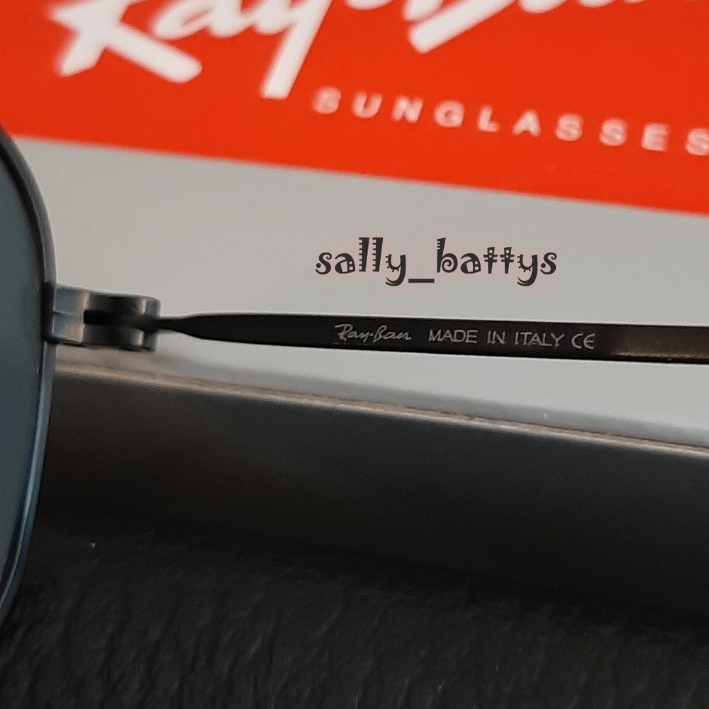 Ray-Ban (Store Display) Hexagonal All Black RB3548 - Picture 8 of 13